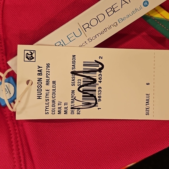 💕BLEU ROD BEATTIE💕 Life Of The Party Plunge Neck One Piece Swimsuit ~ 6 NWT - Picture 13 of 13